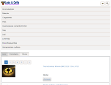 Tablet Screenshot of ledsandcells.com